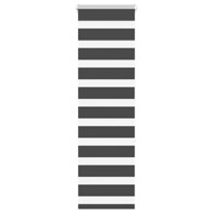 Zavjesa zebra crna 45x150 cm širina tkanine 40,9 cm poliester