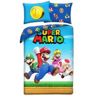 SUPER MARIO Posteljina, 140 x 200 cm