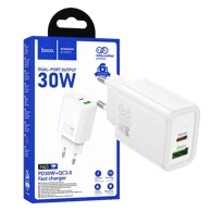 HOCO. Punjač kućni N63 Gentle 59474, brzi, PD30W + QC3.0