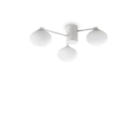 IDEAL LUX Stropna svjetiljka Hermes PL3 ID322667, D60, G9, bijela