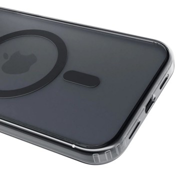 3MK Frosty MagCase, iPhone 17 Air, crno