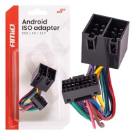 AMIO Radio adapter Android ISO CCA 5A 12V AMIO-04442, crna