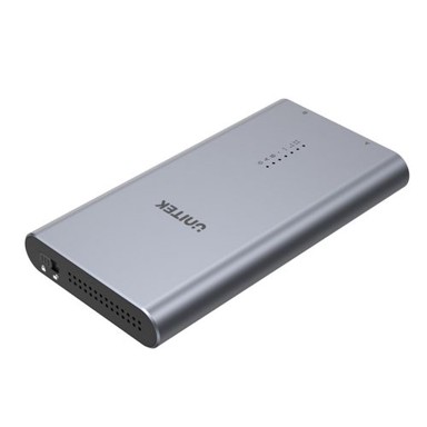 UNITEK Vanjsko kućište S1206A SolidForce, USB-C na PCIe/NVMe M.2 SSD, aluminijsko, sivo