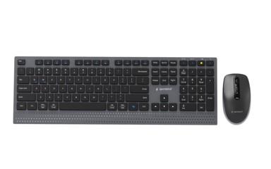 GEMBIRD Set miš i tipkovnica KBS-WPS-02, bežični, crna
