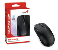 GENIUS Računalni miš NX-7000X 31030033400, bežični, optički, crna
