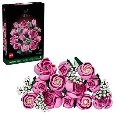 LEGO Konstrukcijski set Botanicals Bouquet of Pink Roses 10374