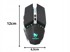 VERKGROUP Gaming miš, bežični 2,4 GHz, 2x USB, optički, 1600 DPI, LED RGB