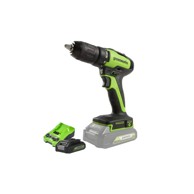 GREENWORKS Kit AKU bušilica GD24DD60K2