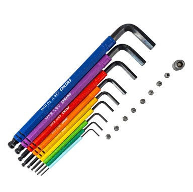 AMiO Set imbus ključeva HEX i bitova, 18-dijelni CRV, AMIO-04787