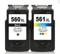 TISKAJPOTCENI Zamjenska tinta Canon PG-560XL + CL-561XL komplet / Pixma TS5350, TS5351, TS5352, TS5353, TS7450, TS7451, crna XXL, boja XXL