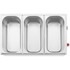 ROYAL CATERING Električni grijač za bain-marie sa slavinom 3 x GN 1/3 600 W