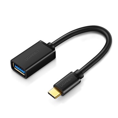UGREEN Adapter OTG 30701, USB 3.0 na USB-C, crni