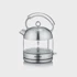 SEVERIN Kuhalo za vodu WK 3459, retro, 2400 W, 1,7 l, staklo, prozirna/crna/srebrna