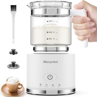 MORPILOT Pjenilica za mlijeko 4 u 1, staklena, 250 ml