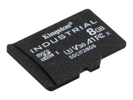 KINGSTON Memorijska kartica microSDHC Industrial, 8GB, C10, A1, pSLC, bez adaptera, EAN 740617321005
