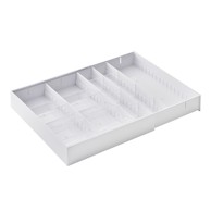 YAMAZAKI Bijeli plastični organizator za ladicu 47, 5 x 35 cm