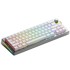 GLORIOUS Tipkovnica GMMK 3 Pro HE Wireless 65%, Custom, Pre-Built, ANSI, Fox HE Switches, srebrna