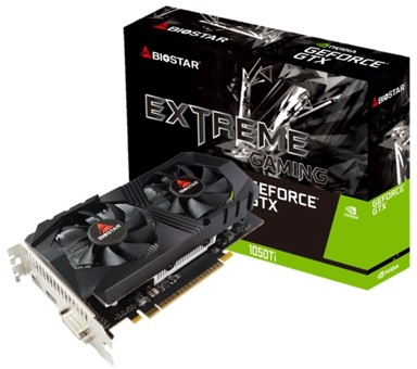 BIOSTAR Grafička kartica NVIDIA GeForce GTX 1050 Ti, 4 GB, GDDR5