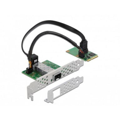 DELOCK MiniPCIe I/O PCIe LAN, 1xSFP i210, LAN-adapter