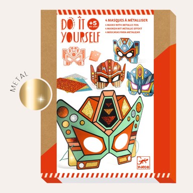 DJECO Kreativni set Maske superrobota za ukrašavanje