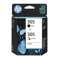 HP Tinta za printer br. 305, 6ZD17AE, crna + TriColor za DeskJet 2300/2700/4100/6000/6400