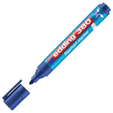 EDDING Flipchart marker 380, 1,5-3 mm, plavi