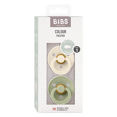 BIBS Duda varalica Colour, simetrična, bež/zelena (vel. 1)