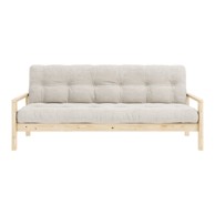KARUP DESIGN Bijela sklopiva sofa 205 cm Knob, 205x95x79 cm