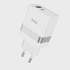 HOCO Zidni punjač Starter N21, Type C + USB, QC3.0, Power Delivery, 30W, bijeli