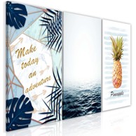 Slika Pineapple Quote (iz tri dijela) 120x60