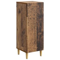 Komoda uz krevet, dimenzije 33 x 34,5 x 90 cm, konstruirano drvo, staro drvo