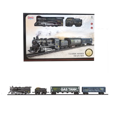 Željeznički set, 74.4 cm, na baterije, parna lokomotiva