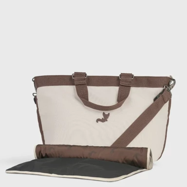 LECLERBABY Torba za pelene LUXURY, krem siva