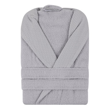 FOUTASTIC Sivi pamučni kućni ogrtač M Cappa