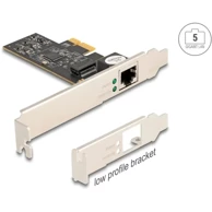 DELOCK Mrežna kartica PCIe x1, RJ45 5 Gigabit LAN RTL8126