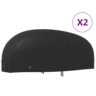 Navlake za motocikl 295 x 110 x 140 cm od tkanine 210D Oxford, 2 kom.