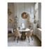 LIGHT & LIVING Krem tabure od bouclé tkanine Nafya 