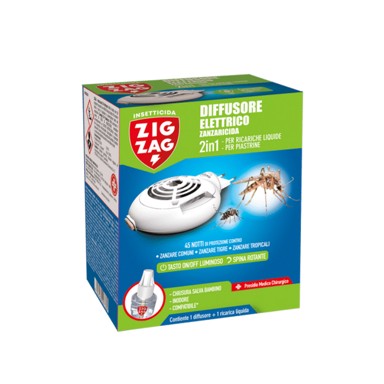 ZIG ZAG Električni aparat + tekućina za komarce refill, 30 ml