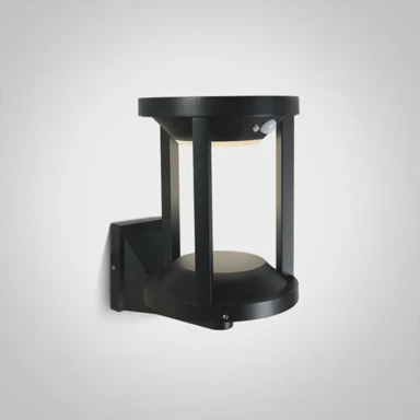 ONE LIGHT Solarna zidna led svjetiljka 2,2w/120lm/3000k/sezor crna ip65 dm67496/b/ew