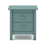 MARCKERIC Petrolej zeleni dječji noćni ormarić od masivnog bora Max