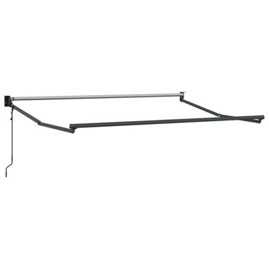 Električni sklopivi okvir tende, 3,5 x 2 m, aluminij, antracitni