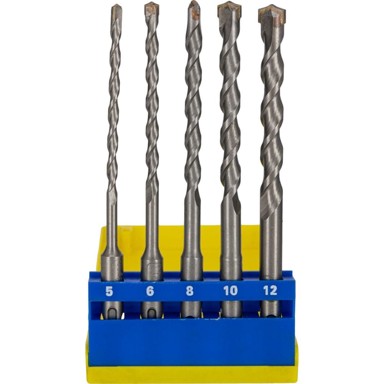 MEGA Set svrdala za beton SDS plus, 160 mm, 5 komada
