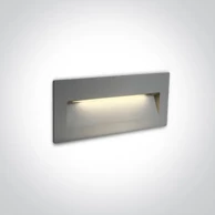 Vanjska ugradbena zidna LED svjetiljka, DM68068B/G/V, 6 W, CCT, IP65, Dark Light, 230 V, siva