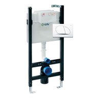 LIV Podžbukni vodokotlić s tipkom Pack Fix 9012 Eco Selenite bijeli