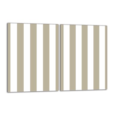 TMK Staklena zaštita za štednjak ili ploču za kuhanje iz dva dijela 40x52, trake