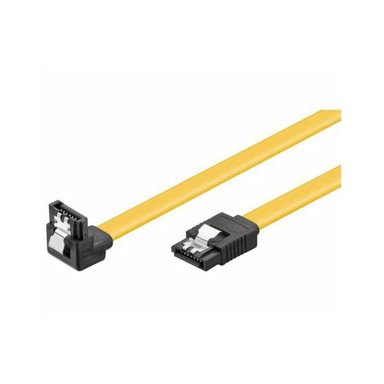 NAVIATEC SATA kabel 7 pin L-tip 0.5 m, crni