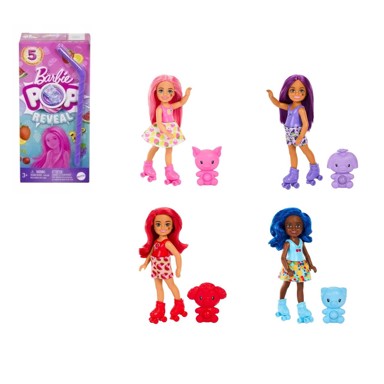BARBIE Lutka, Pop Reveal Chelsea, Voće, 4s
