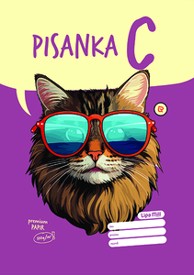 LIPA MILL Pisanka C, B5, linije, 24 lista, meki uvez
