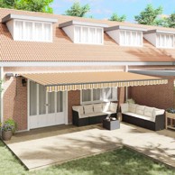 Tenda s LED lampicama, 600 x 350 cm, tkanina, šareni