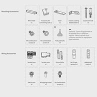 HINEN Postolje + kablovi za bateriju BP5000, dodatna oprema
